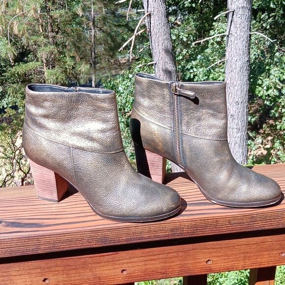 Cole Haan Black Brush Off Metallic Cassidy Bootie - Picture 5 of 16